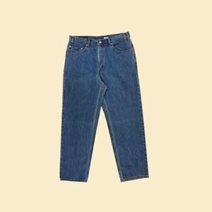 1999 Levis 550 denim pants, 36x30 mens medium wash relaxed fit jeans